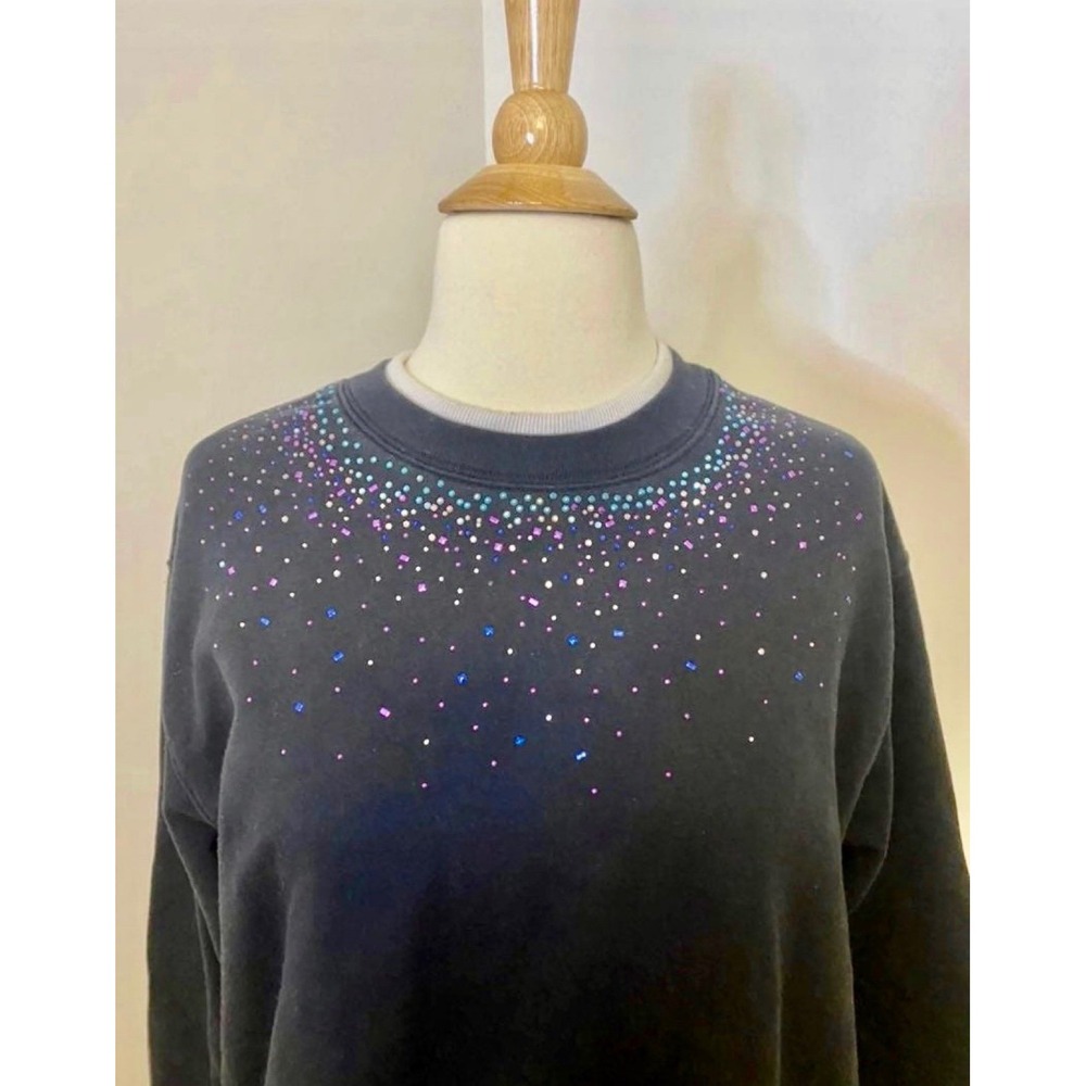 Sparkly‎ Bedazzled Casino Crewneck Sweatshirt